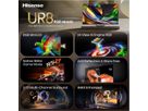Hisense TV 85UR8DS 85", RGB Mini LED 4K, 180Hz, 3500 Nits