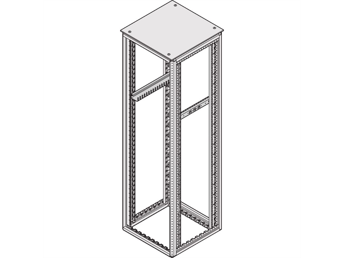 SCHROFF Schwerlastgleitschiene 100 kg - GLEITSCHIEN/SCHWERL. 800 2X