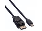 VALUE DisplayPort Kabel, DP ST - Mini DP ST, schwarz, 1,5 m