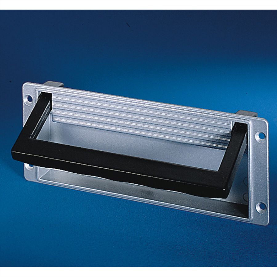 SCHROFF Klappgriff aus Metall - KLAPPGRIFF SCHWARZ/SILBER