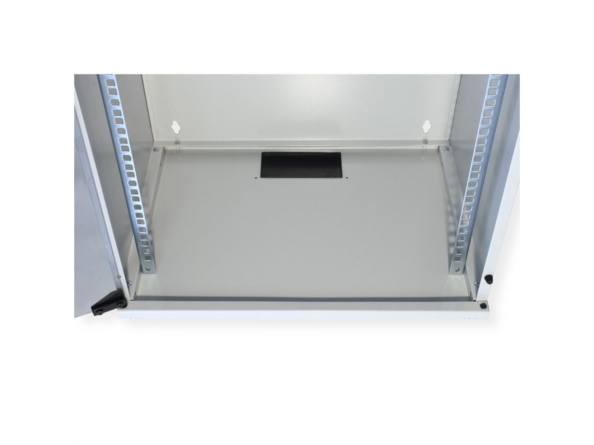 ROLINE 19-Zoll Wandgehäuse Basic 12 HE, 540x400 BxT Bausatz grau