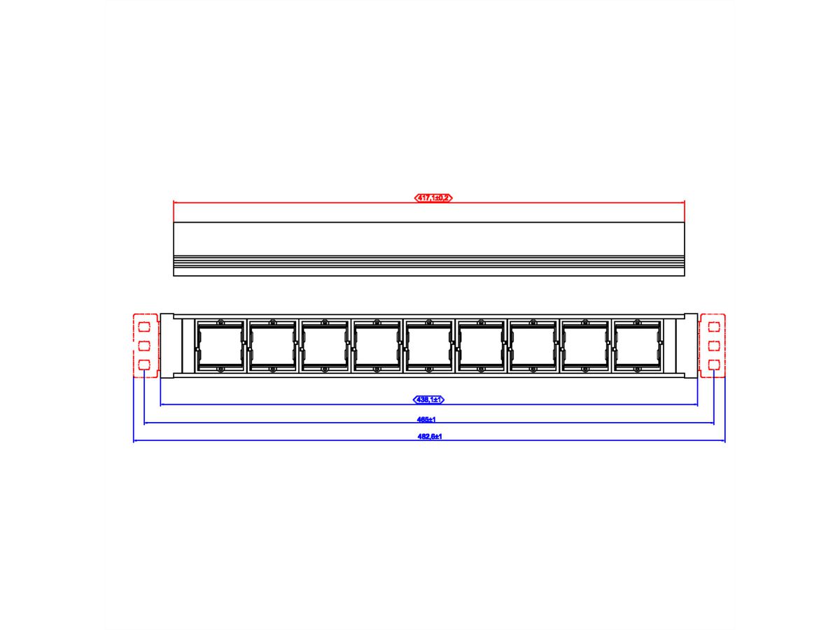 BACHMANN UNIVERSAL 5x Schutzkontakt 2x ABD, 3 m