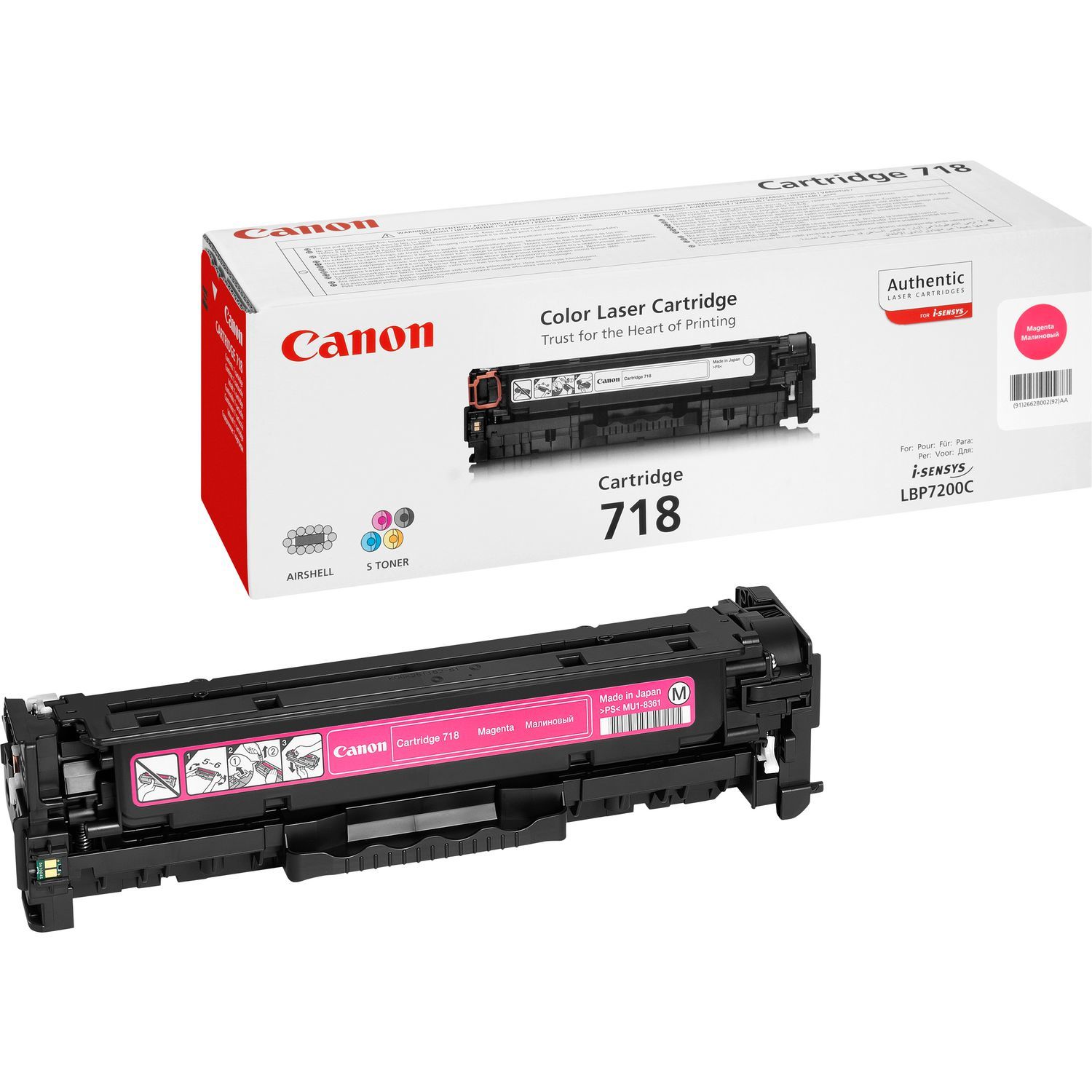 Canon CRG-718 M Original Magenta 1 Stück(e)