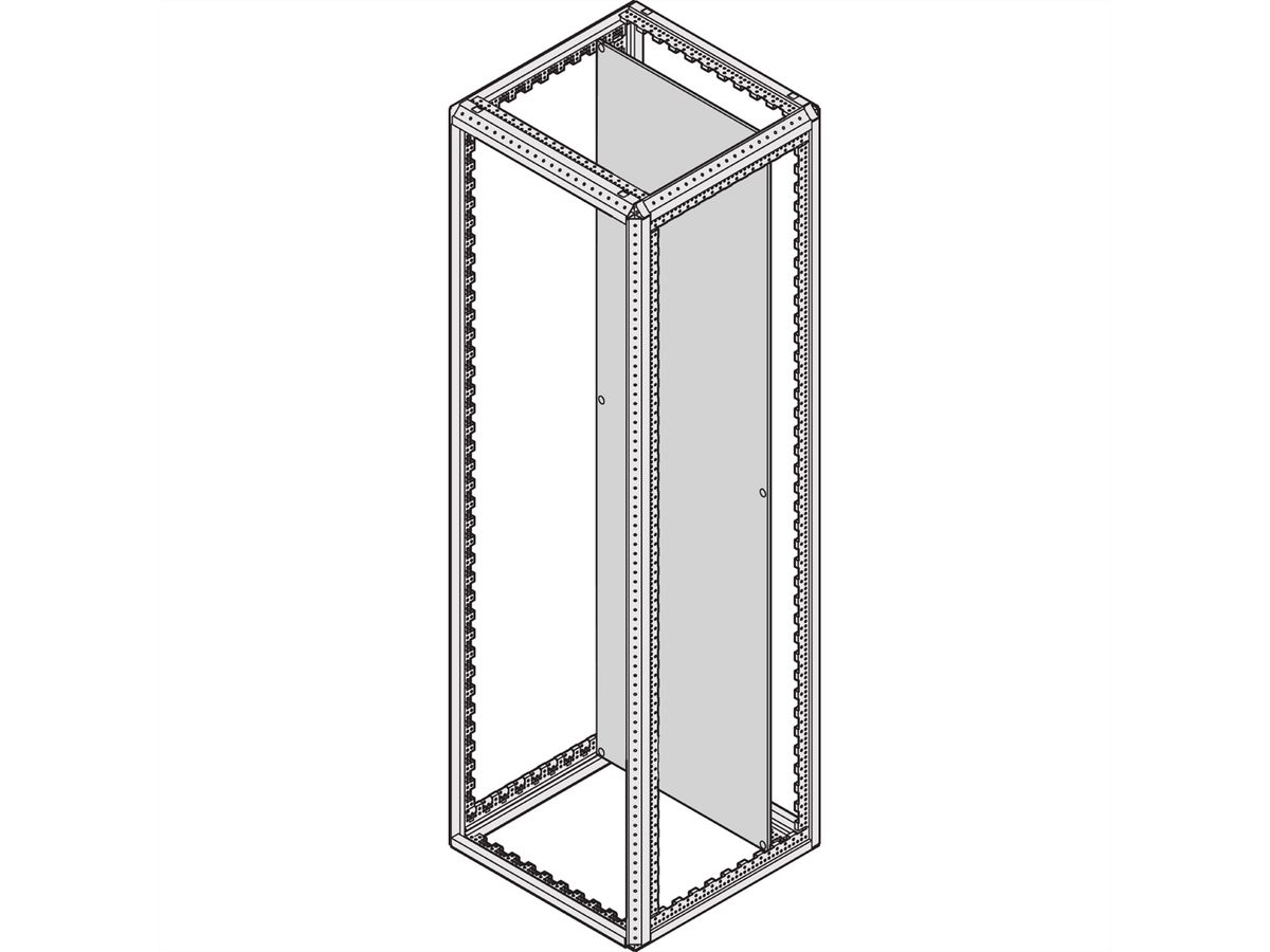 SCHROFF Montageplatte, Höhe 1800 mm - MONTAGEPLATTE 1800H 800B