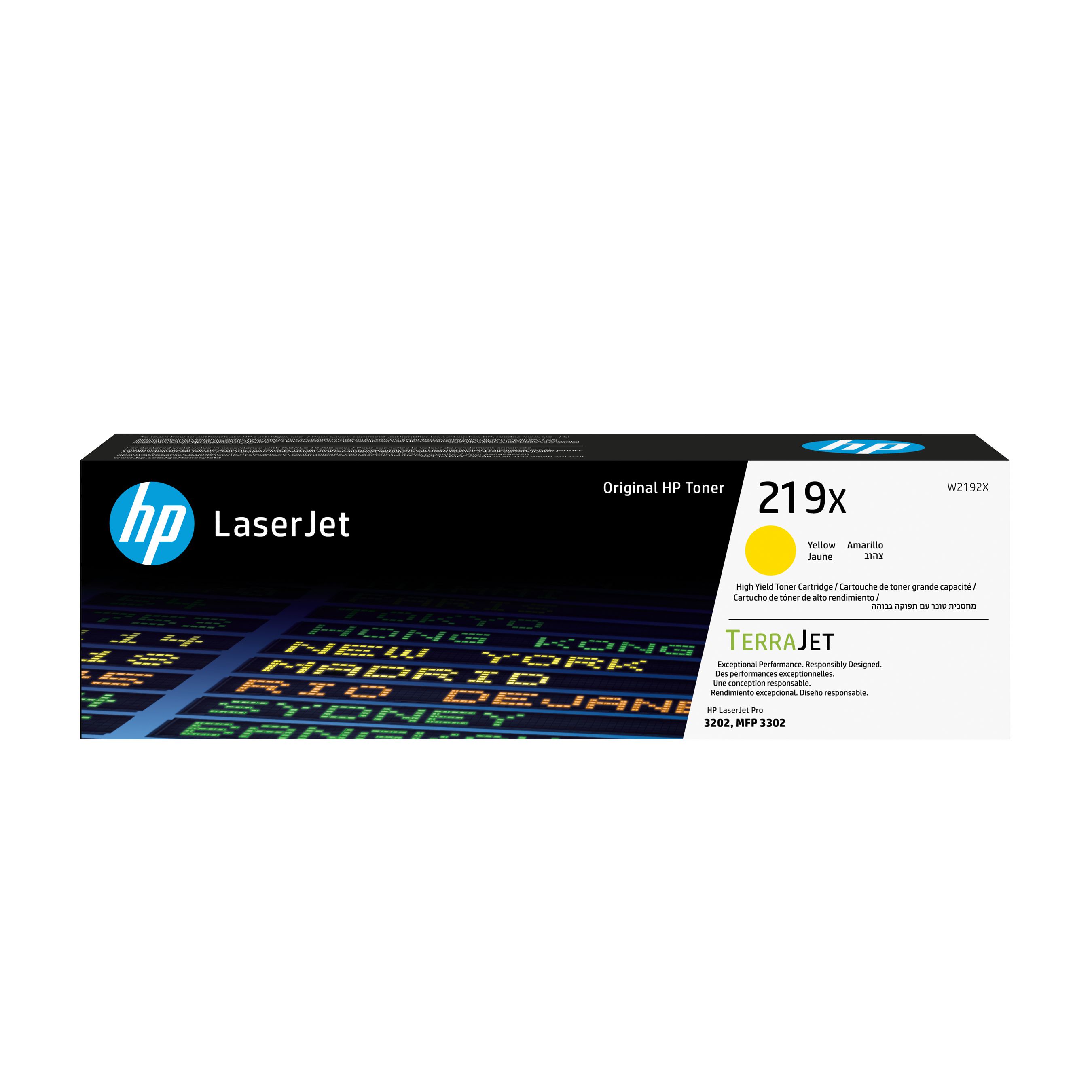 HP 219X Gelb Original LaserJet-Tonerkartusche mit hoher Reichweite