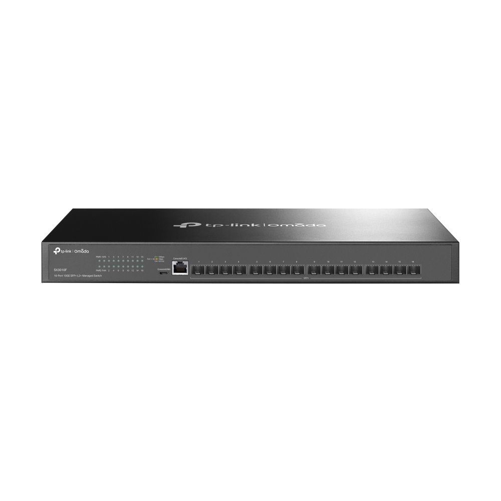 TP-Link Omada SX3016F Netzwerk-Switch Managed L2+/L3 Schwarz