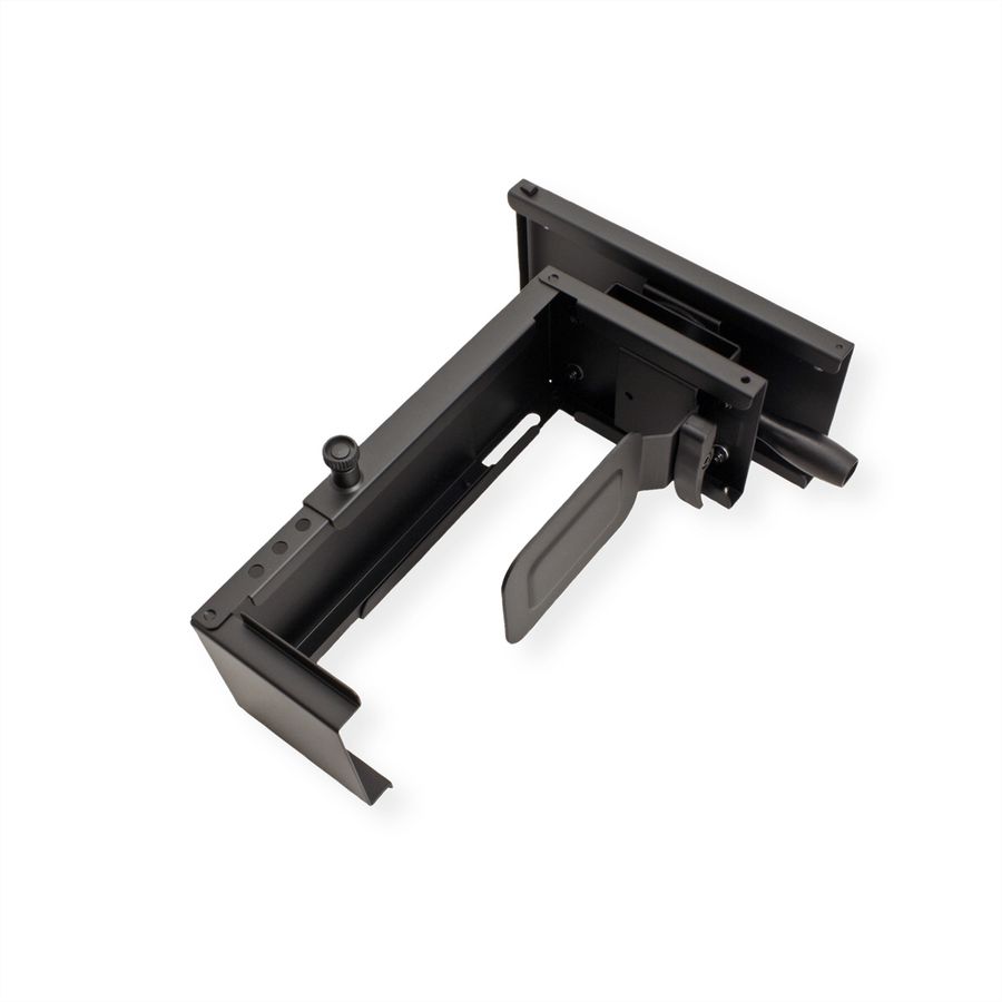 ROLINE Mini-PC-Halterung ausziehbar, drehbar, schwarz