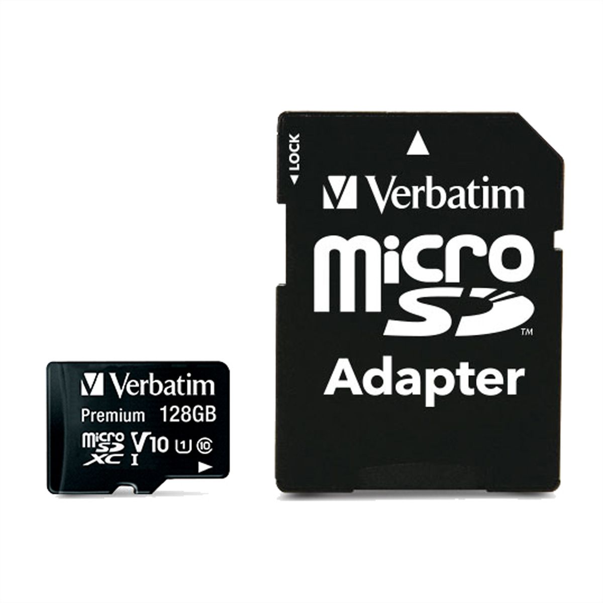 VERBATIM microSDHC Card 128GB Class 10 Retail