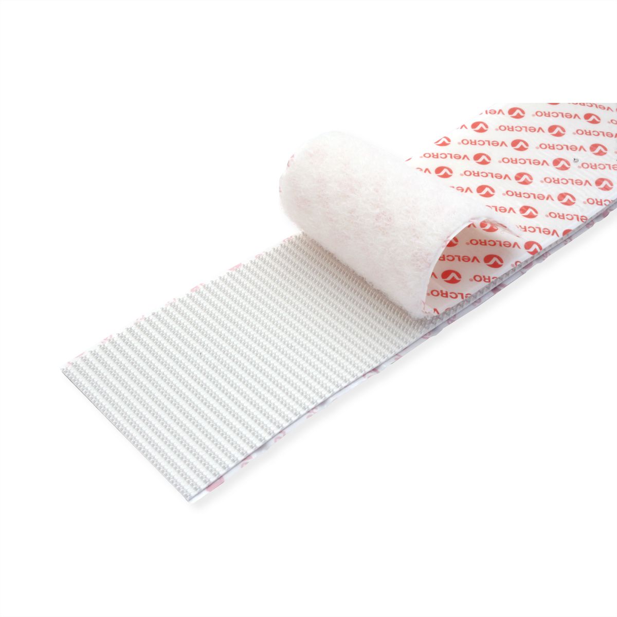 VELCRO® Klettband Extra Stark Selbstklebend, Haken & Flausch 50mm x 1m Weiß