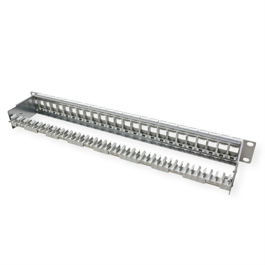 METZ CONNECT 19"-Panel 1HE Modulträger leer für 24 Module (E-DAT oder C6A)