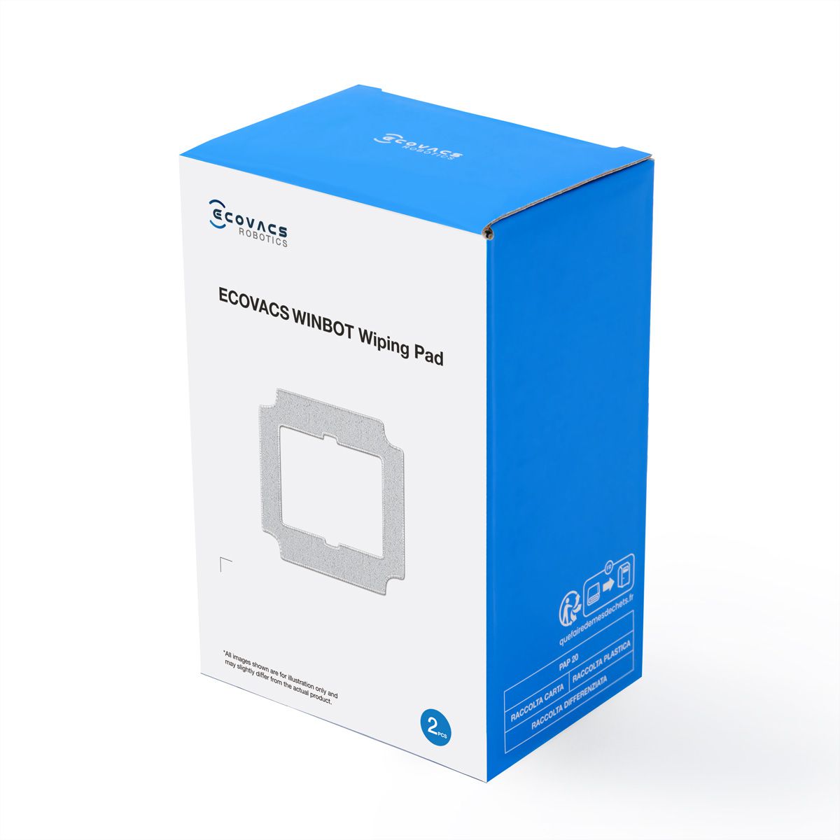 Ecovacs Reinigungstücher 2 Stk., zu Winbot mini 2