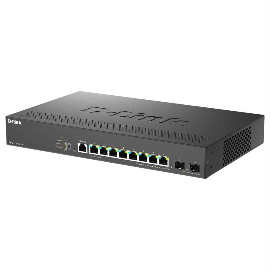 D-Link DMS-1250-10SP/E 10Port PoE Switch