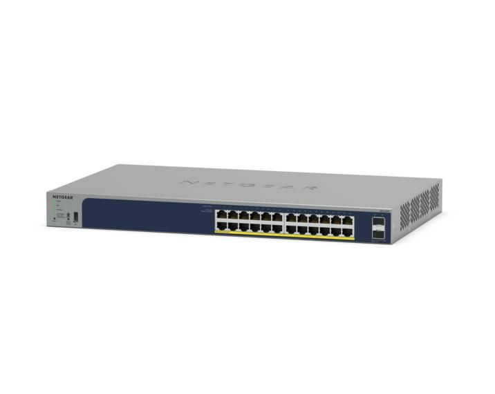 NETGEAR GS724TPv3 Managed L2 Gigabit Ethernet (10/100/1000) Power over Ethernet (PoE) Grau