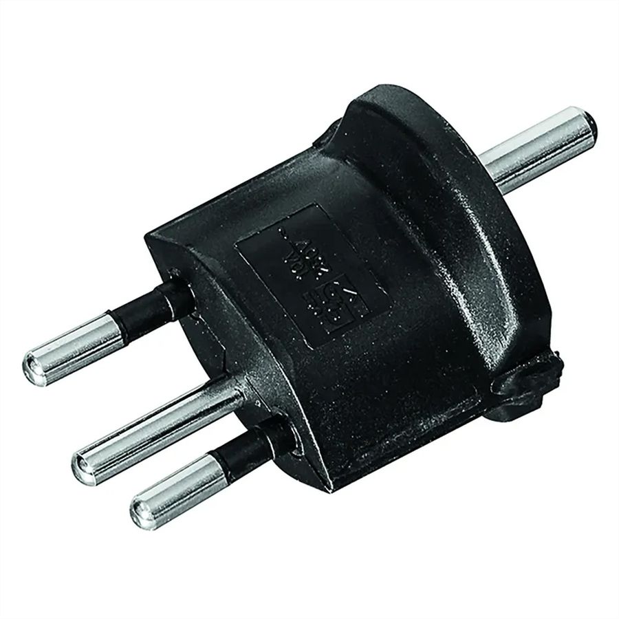 Fix -Adapter D Schutzkontakt / CH 3-polig (T12), Retail Verpackung