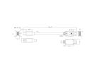 BACHMANN Mini DisplayPort zu HDMI Kabel 1,5m, S.1 Mini DP S.2 HDMI