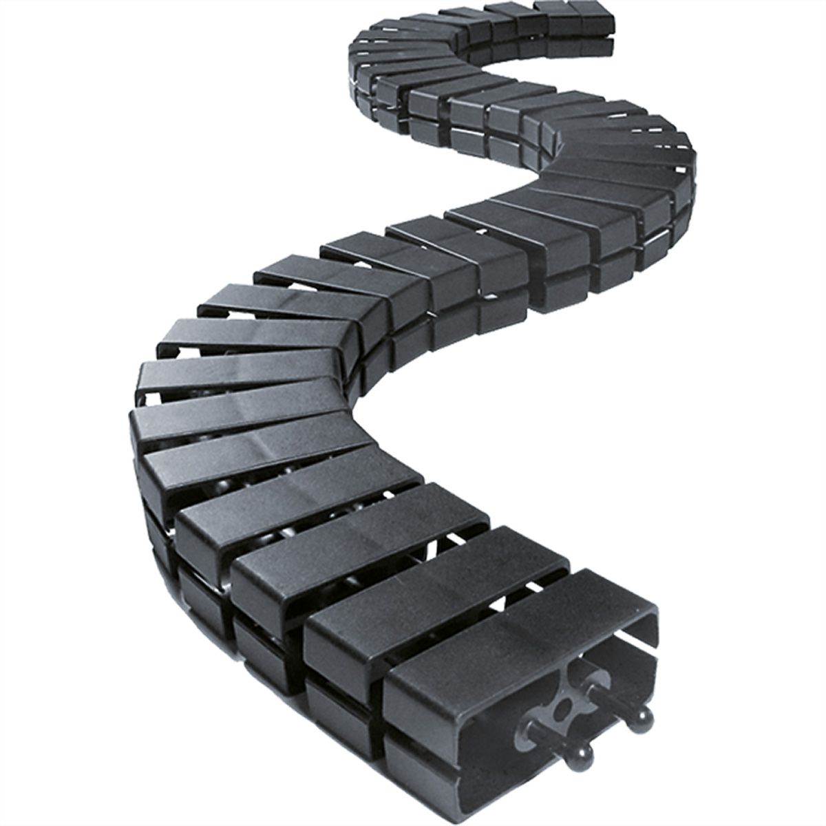 BACHMANN Kabelschlange Cube schwarz RAL