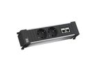 BACHMANN POWER FRAME Small 2x Schutzkontakt 2x CAT6