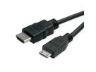 ROLINE GREEN HDMI High Speed Kabel mit Ethernet, HDMI ST - Mini HDMI ST, 2 m