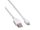 VALUE USB 2.0 Kabel, USB A ST - Micro USB B ST, weiß, 1,8 m