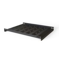 SCHROFF 19''-Fachboden stationär - 19"FACHB.STAT. 800T RAL7021