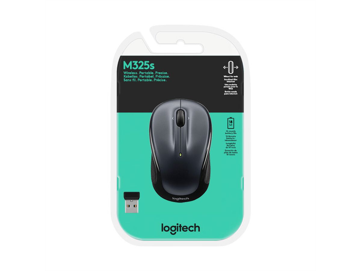 LOGITECH Wireless Mouse M325s dunkelgrau