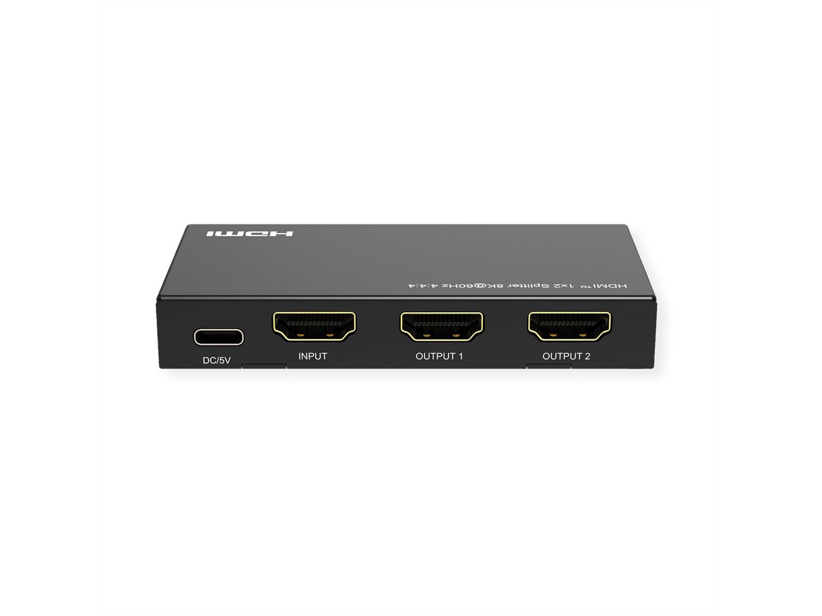 ROLINE HDMI Video-Splitter, 8K, 2fach