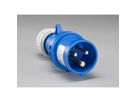 BACHMANN IT PDU ALU 1HE 24x C13 3x C19 Stecker CEE L+N+PE 16A blau