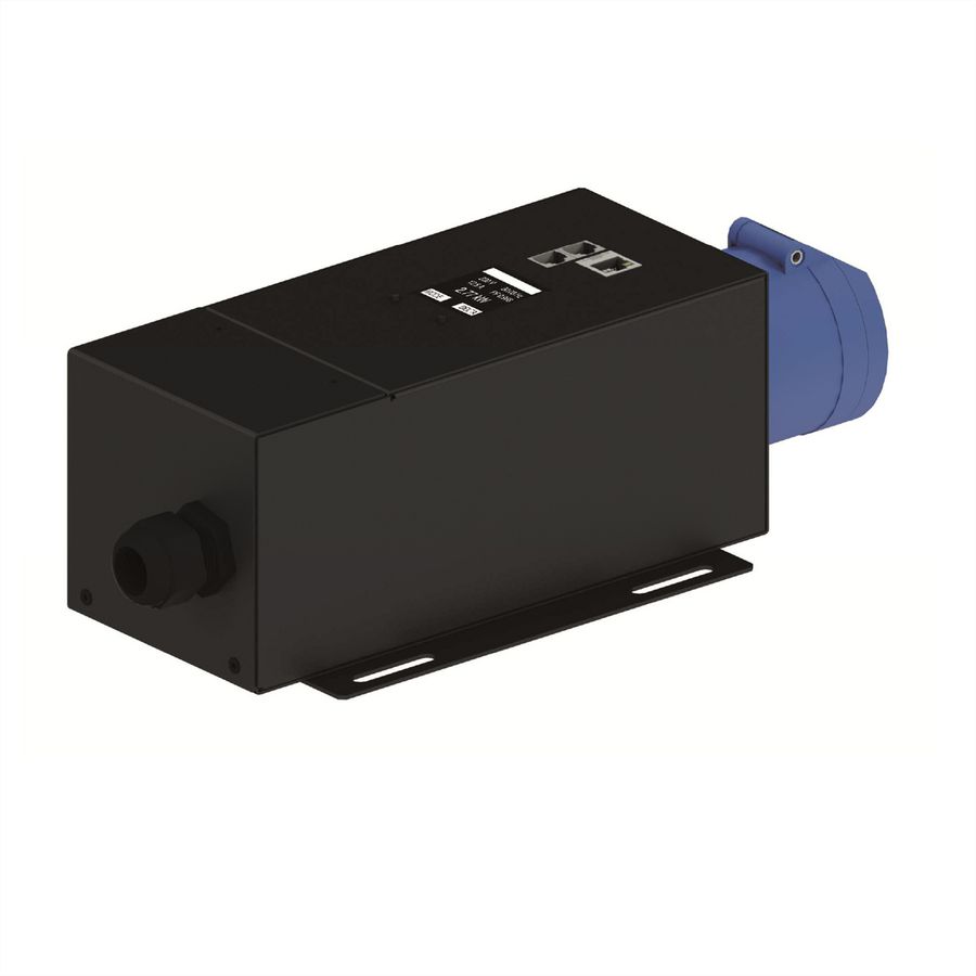 BACHMANN BlueNet CEE 32A 1 Phasig, CEE Steckdose 32A blau, Messung