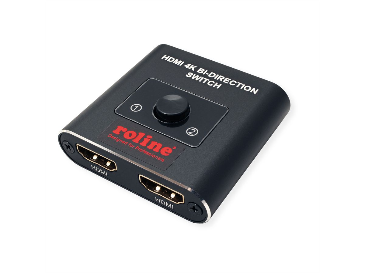 ROLINE 4K HDMI Switch, 2fach, bidirektional