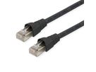 TELEGÄRTNER Patchkabel S/FTP, Kat.6A, LSOH, schwarz, 5 m