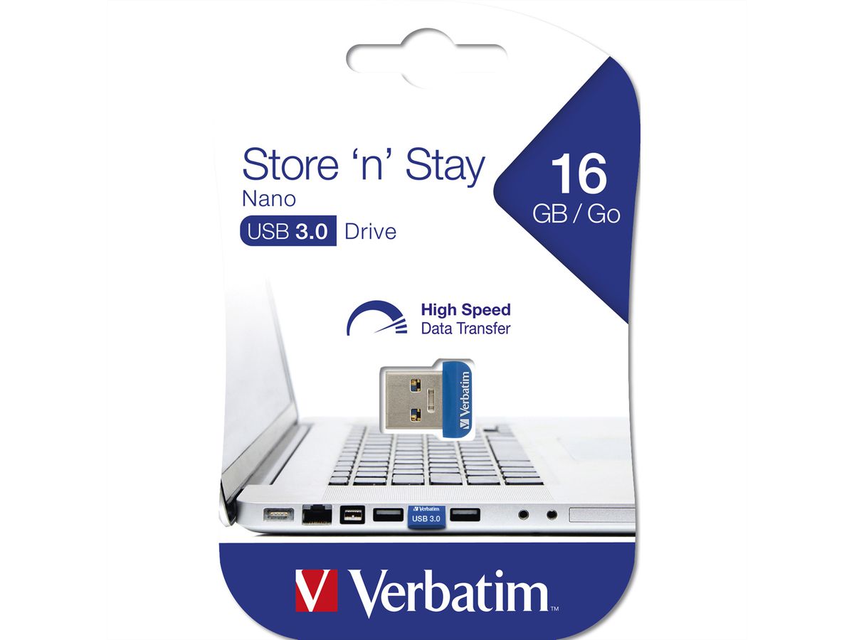 VERBATIM Store 'n' Stay Nano USB 3.0, 16GB