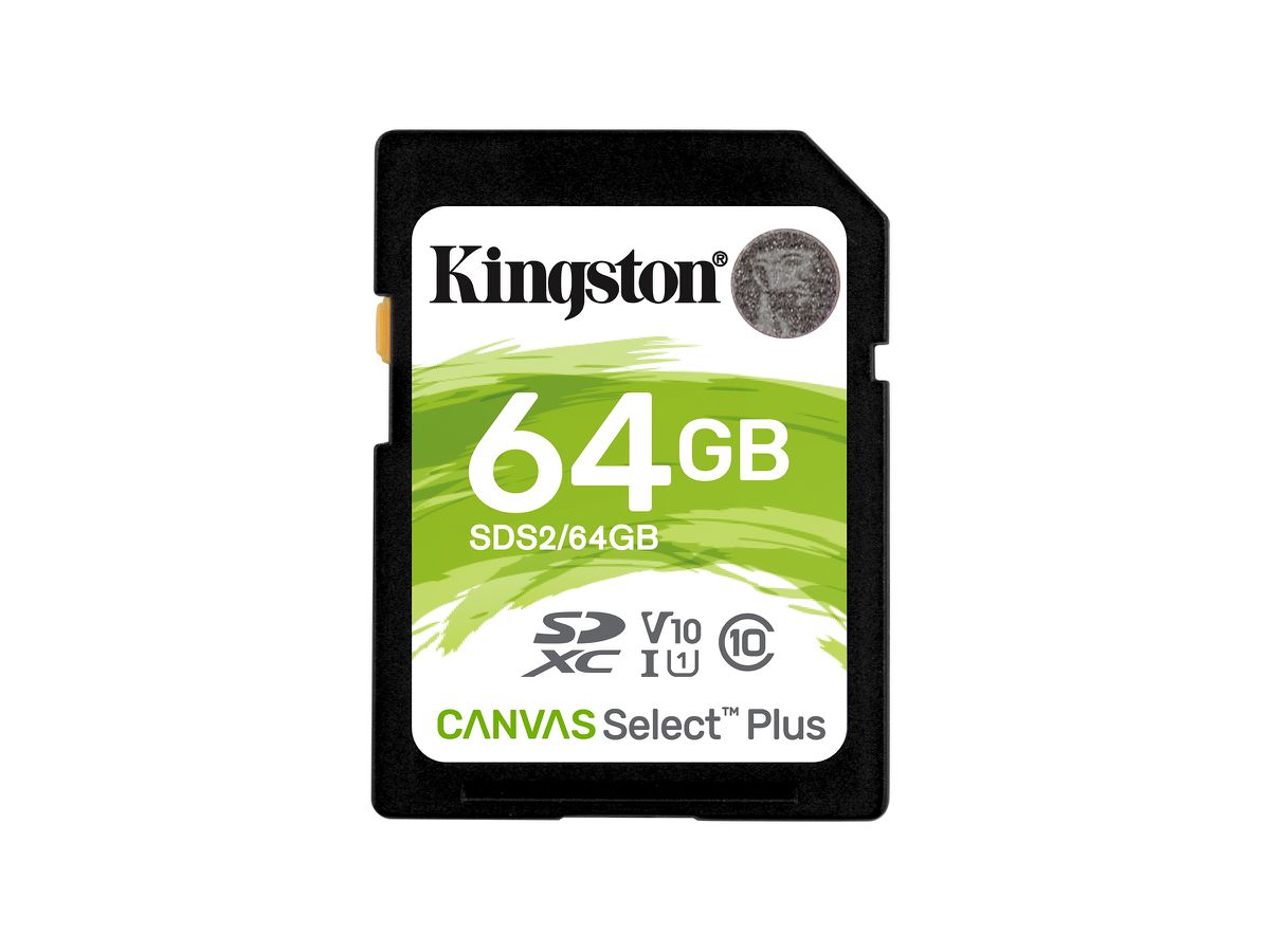Kingston Technology Canvas Select Plus Speicherkarte 64 GB SDXC Klasse 10 UHS-I