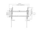 VALUE TV-Wandhalterung, neigbar, 37-80 Zoll, bis 75 kg