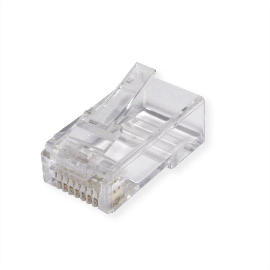 ROLINE Modular Plug ungeschirmt Cat.6A (Class EA), für Massiv-/Litzendraht, 10 St.