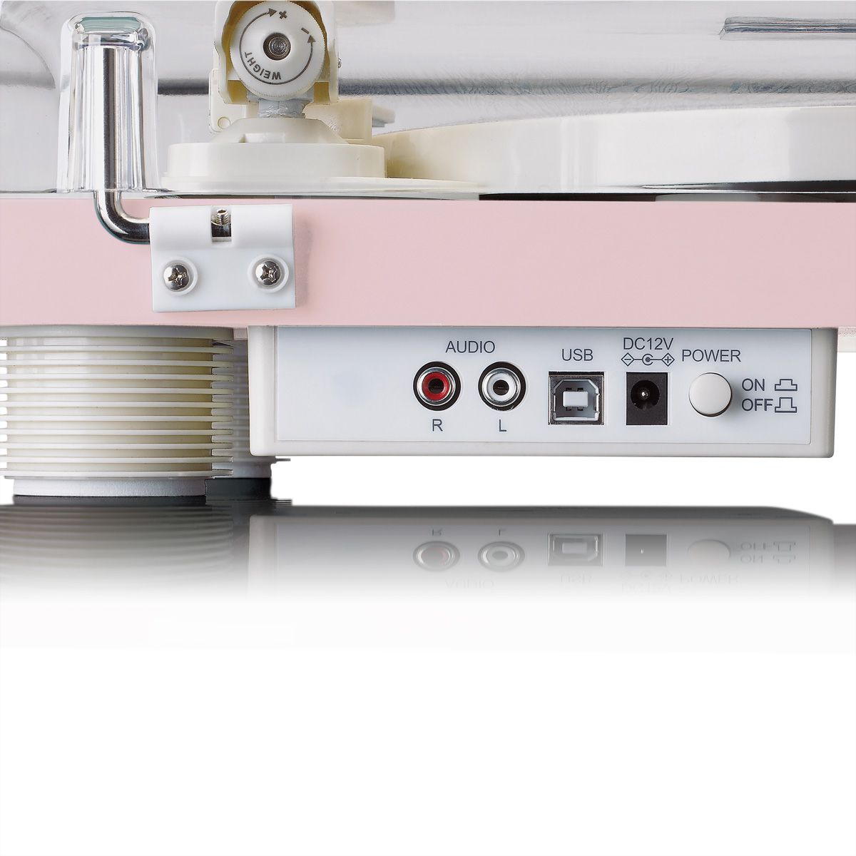 LS-50PK, Electronic Lenco Pink SECOMP Components - GmbH Plattenspieler