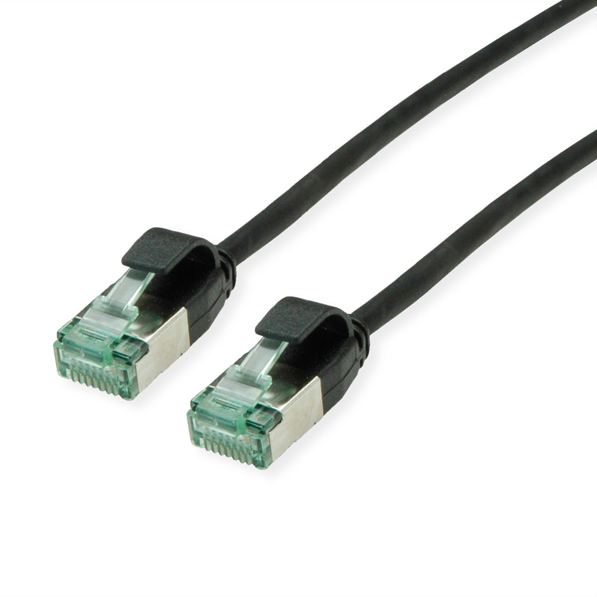 ROLINE RM U/FTP DataCenter Patchkabel Cat.6A (Class EA), slim, schwarz, 5 m