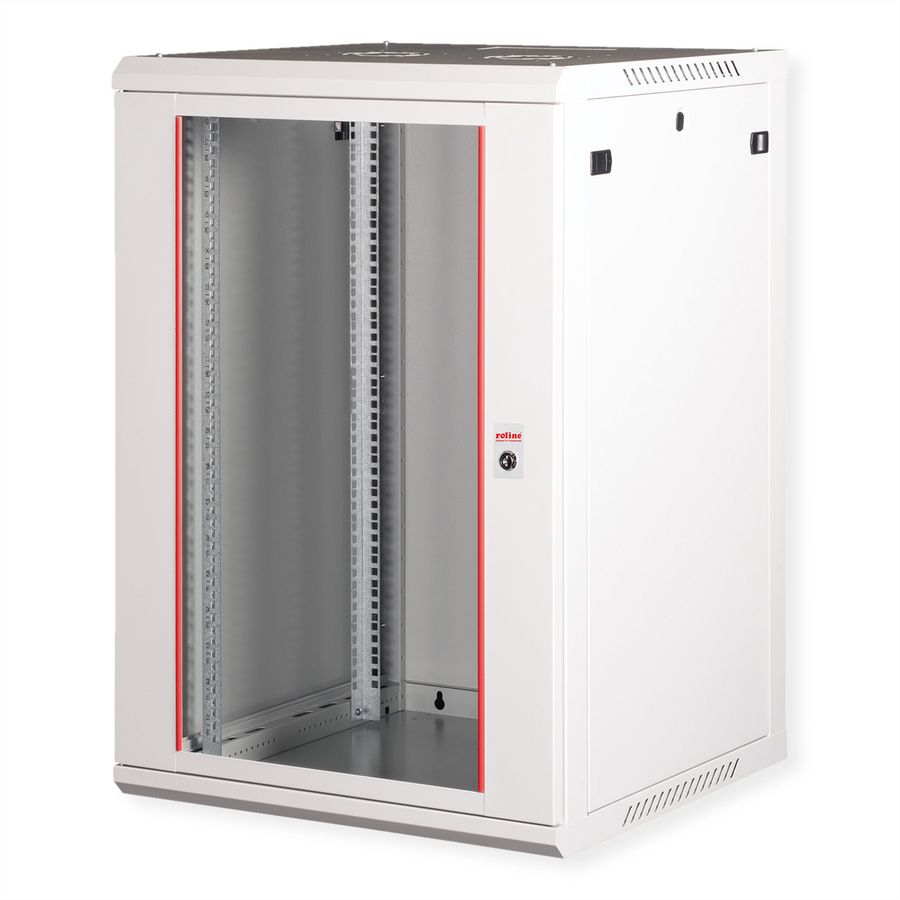 ROLINE 19-Zoll Wandgehäuse Basic Plus 18HE, 600x600 BxT grau
