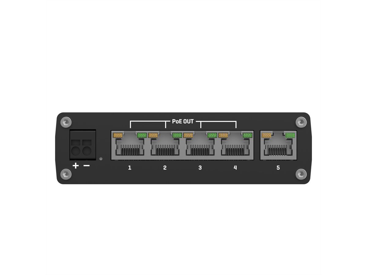 TELTONIKA TSW101 Switch 4xPoE+ Automotive  In-Vehicle