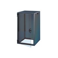 SCHROFF 19"-Schrank, mit Rauchglastür und Rückwand - NOVASTAR 16HE 553B 600T 7021