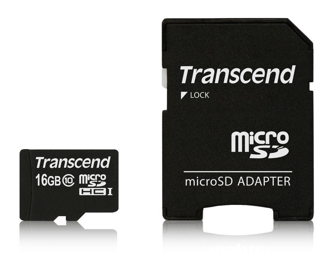 Transcend TS16GUSDHC10 Speicherkarte 16 GB MicroSDHC NAND Klasse 10