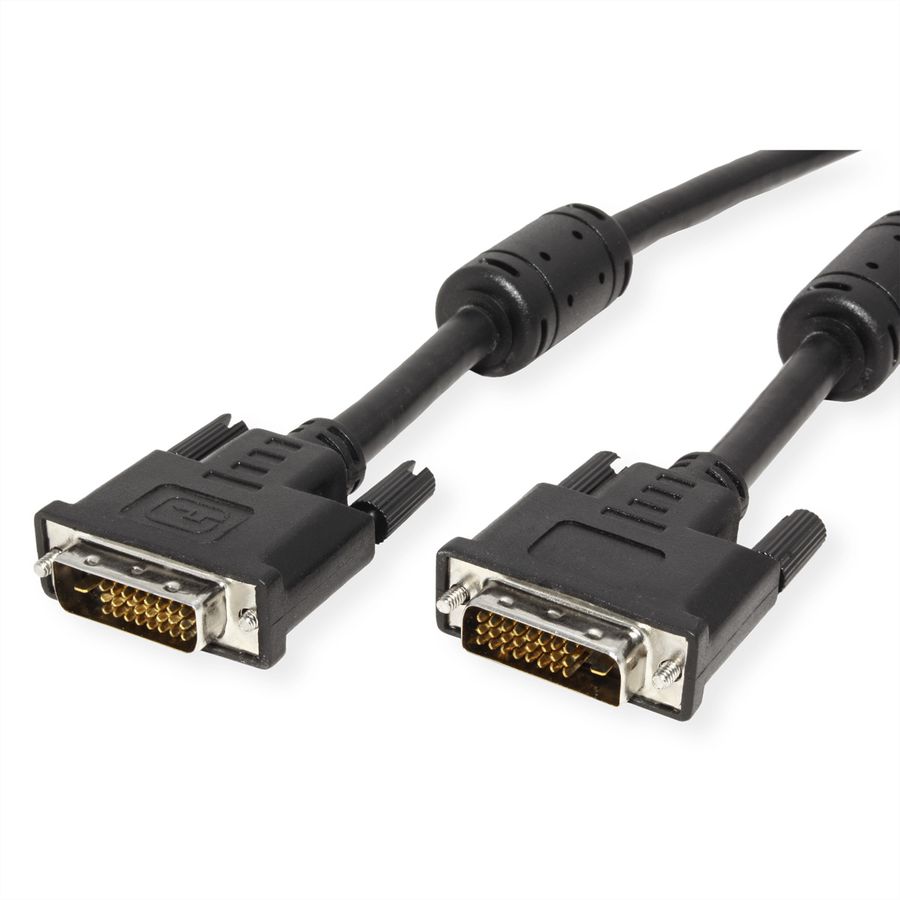 ROLINE Monitorkabel DVI, ST-ST, (24+1) dual link, 2 m