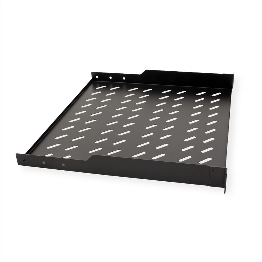 ROLINE 19-Zoll Fachboden 1 HE 400 T, 15kg Tragkraft schwarz