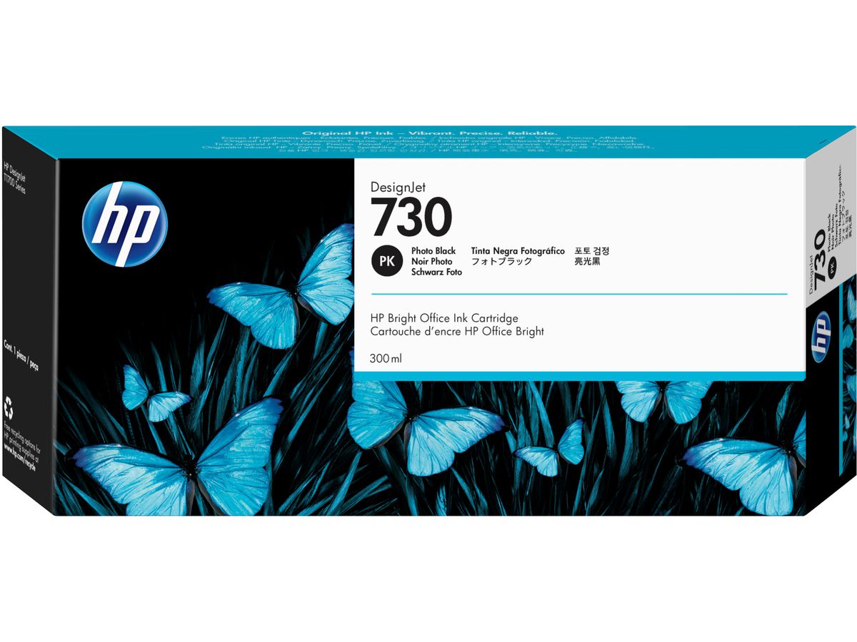 HP 730 DesignJet Druckerpatrone Fotoschwarz 300 ml