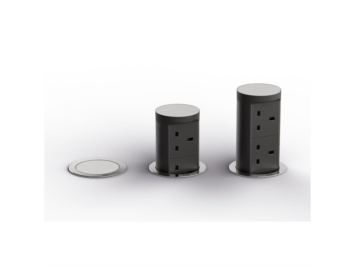 BACHMANN ELEVATOR2 2xUK, Edelstahl-Optik L=2,0m UK13A