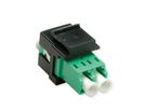 ROLINE Keystone LWL-Adapter LC/LC Duplex, Single Mode, OS2, APC