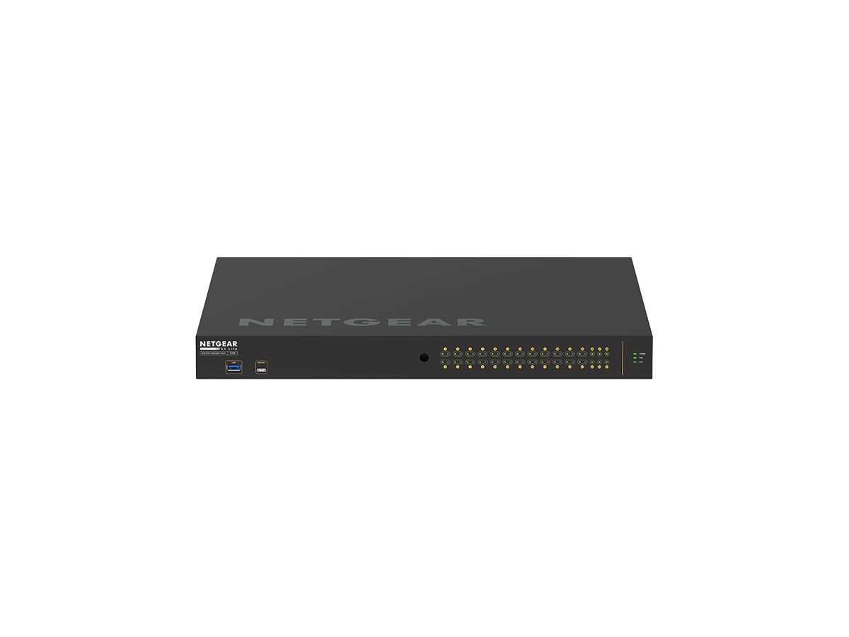 NETGEAR M4250-26G4XF-PoE+ Managed L2/L3 Gigabit Ethernet (10/100/1000) Power over Ethernet (PoE) 1U Schwarz