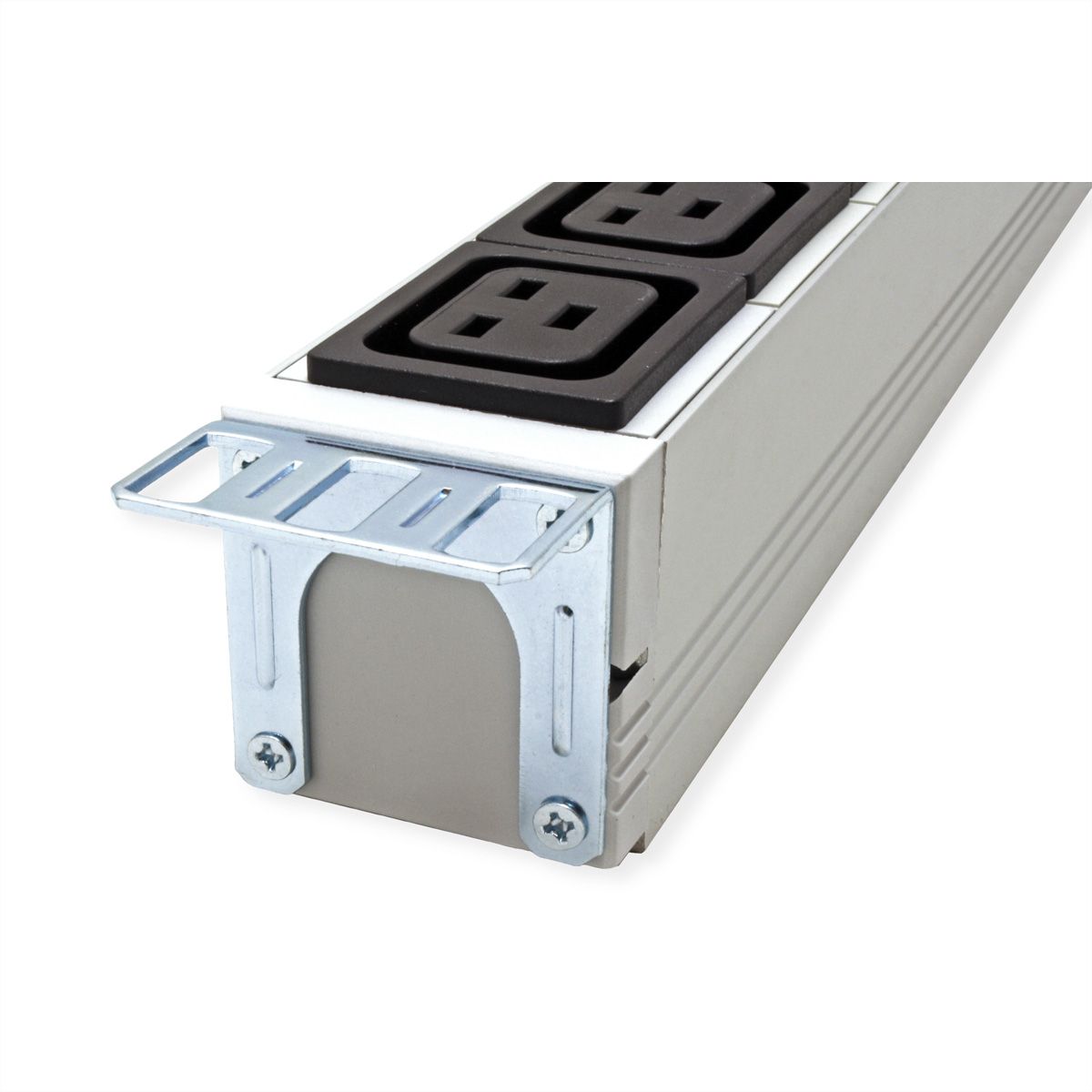 BACHMANN IT PDU ALU 1HE 8x C13 3x C19, Zuleitung mit C20 stecker
