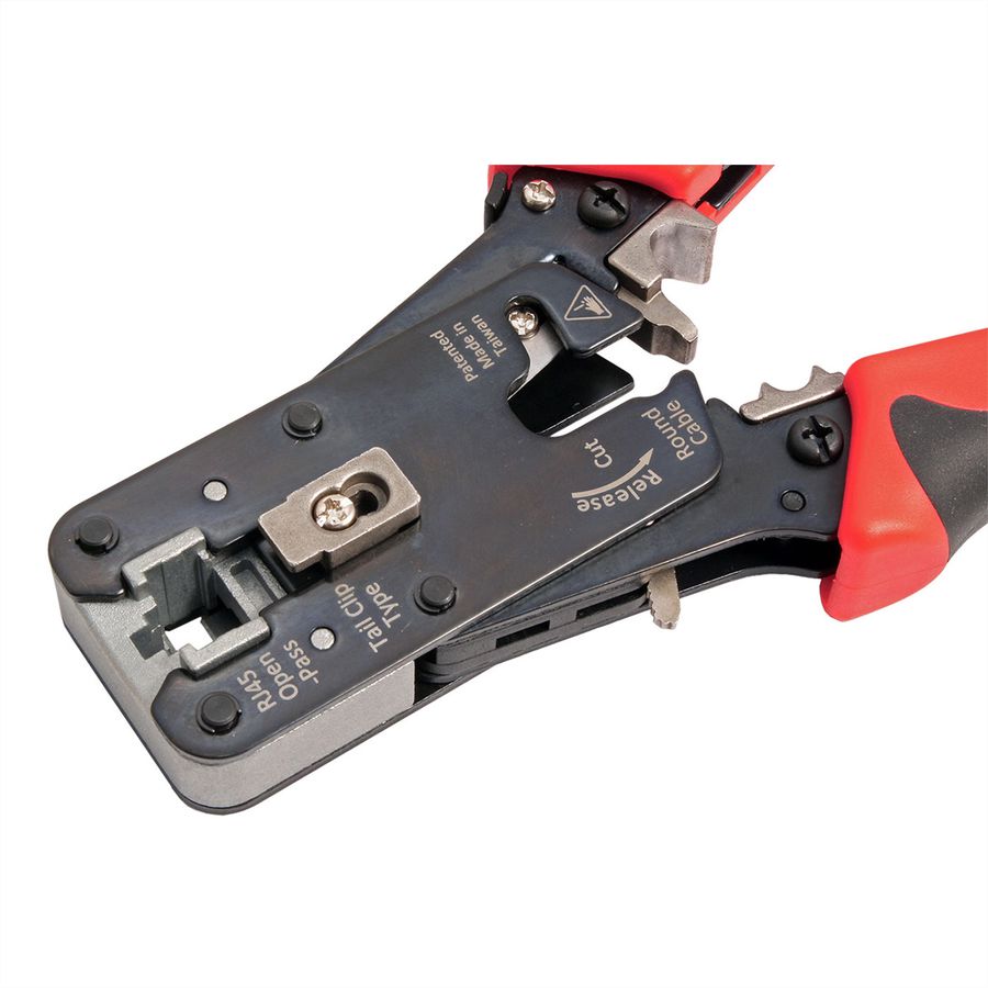 VALUE Crimpwerkzeug für Easy Pass-Through Modularstecker