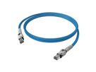 EasyLan VarioBoot Patchkabel Kat.6A, S/FTP, blau, 2 m