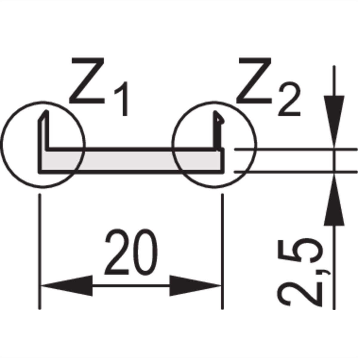 SCHROFF Frontplatten für D-Sub Steckverbinder - FRONTPR. 3HE 4TE 2X15 POLIG